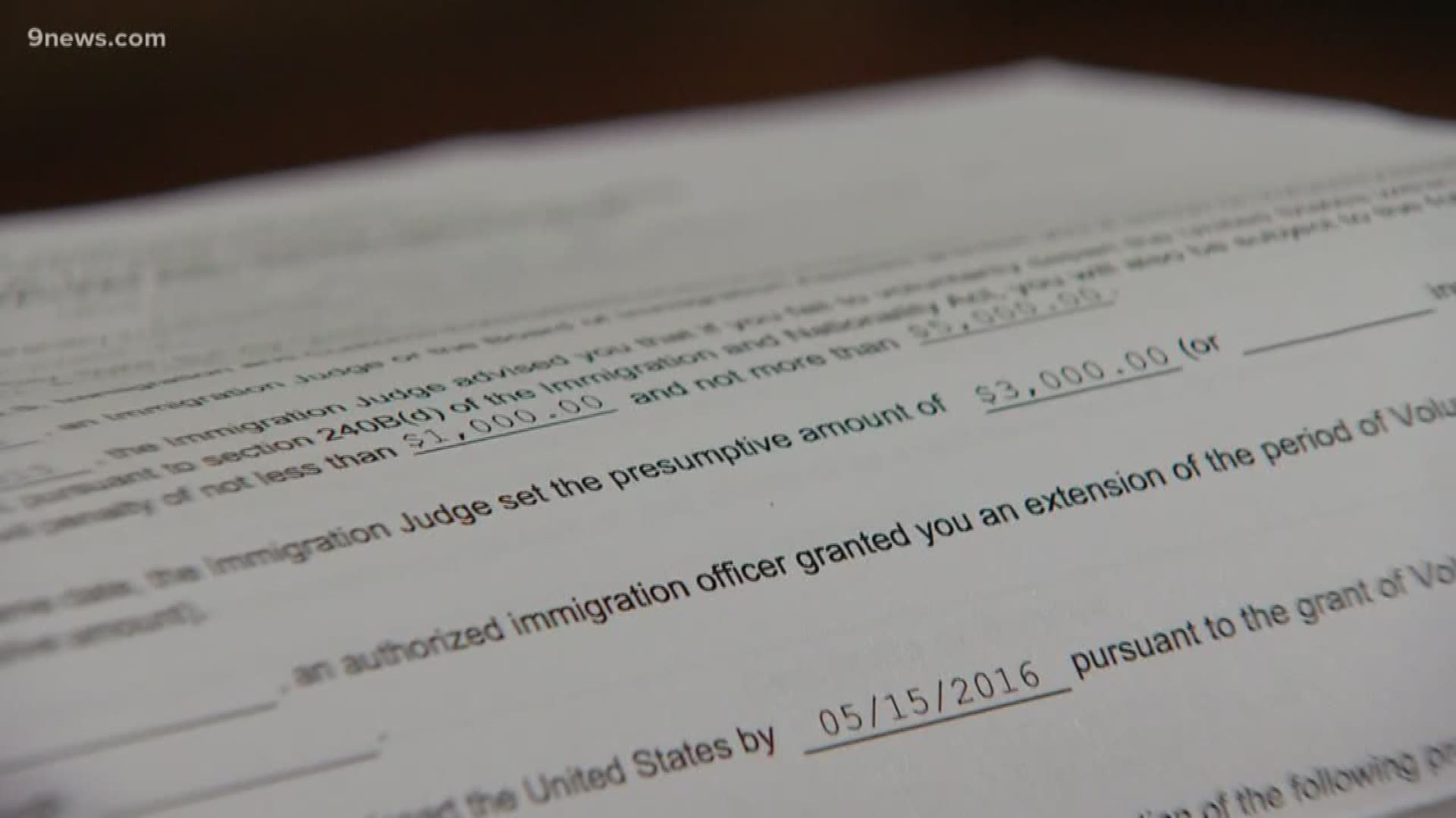 ICE is allowed, under the Immigration and Nationality Act, to impose civil fines on immigrants who have been ordered to leave but failed to do so.