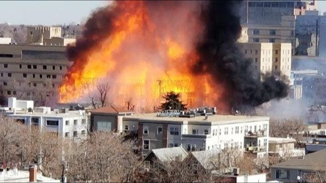 Body found in debris of massive construction fire near downtown Denver ...