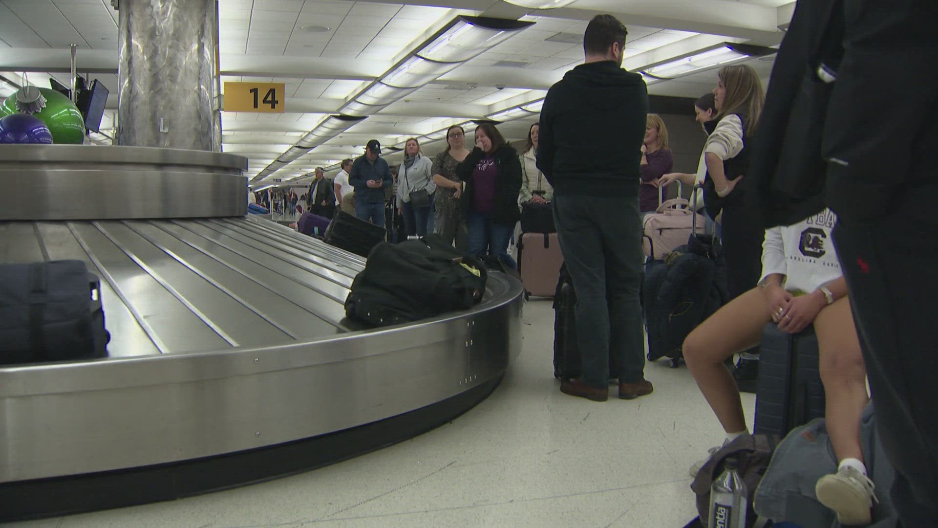 As of Monday morning, more than 100 flights have been canceled or delayed at Colorado's biggest airport.