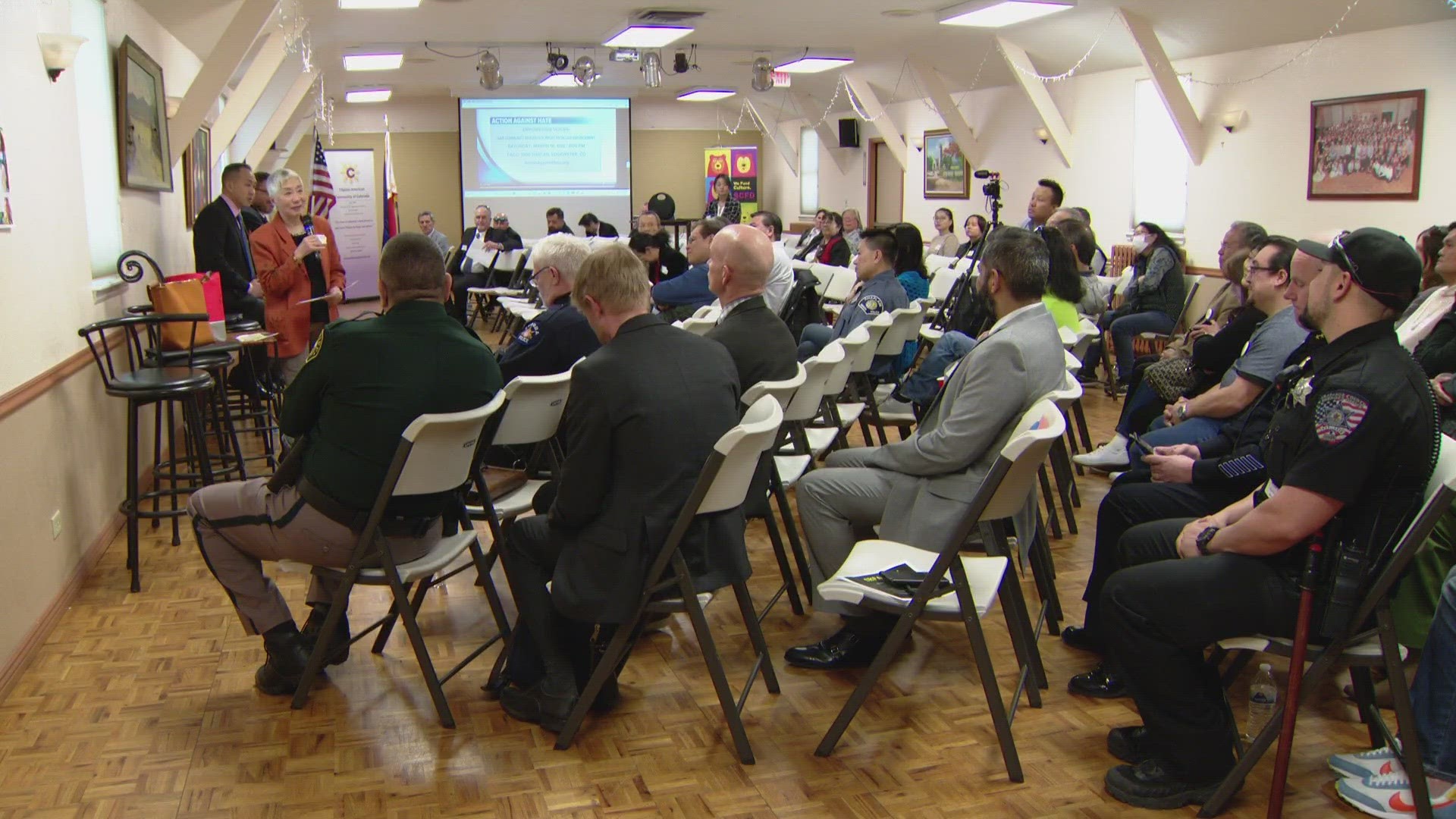 The Asian Roundtable of Colorado and Action Against Hate hosted a townhall Saturday to encourage conversations between the community and police.