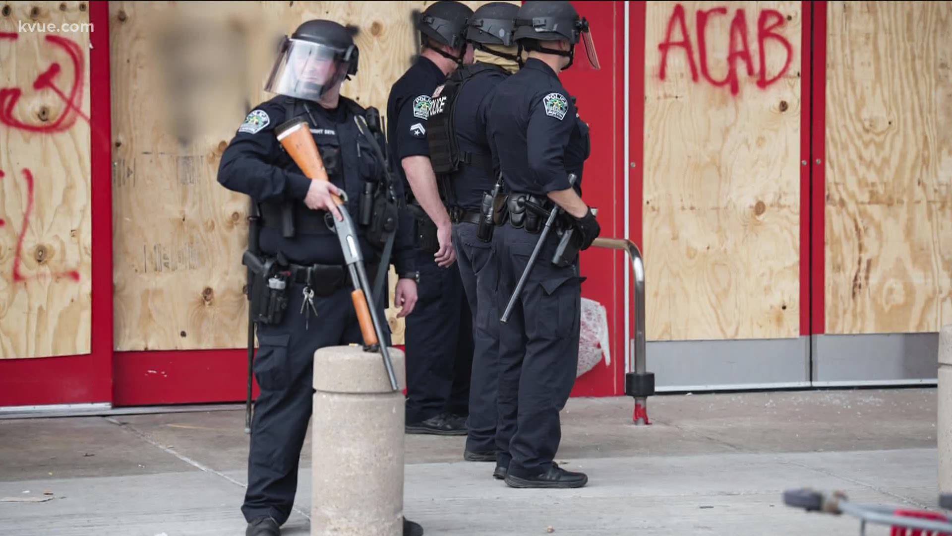 Austin police said it responded to the Target in Capital Plaza regarding reports of looting.