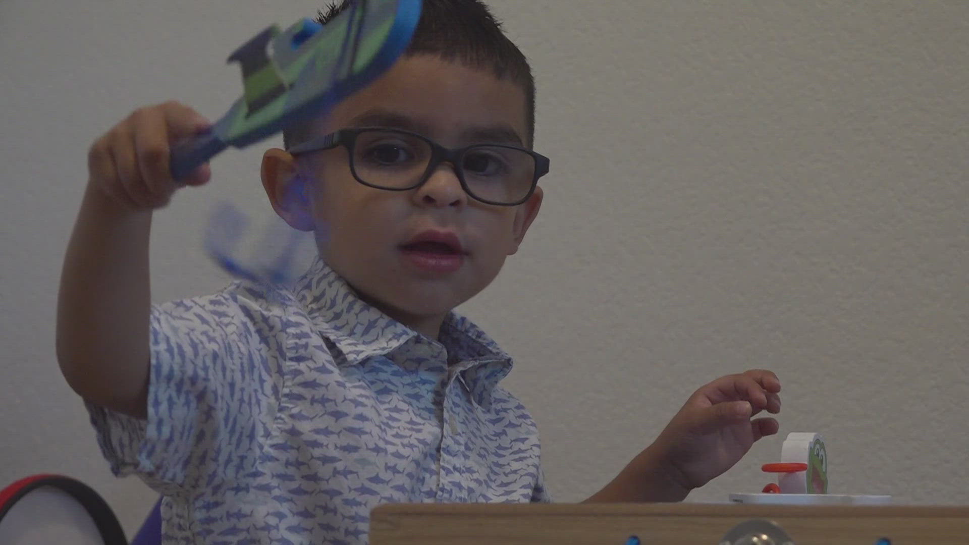 "It's unbelievable that a child who has four tumors in his eyes can see," said Miguel Orozco's mom Berenice Orozco.