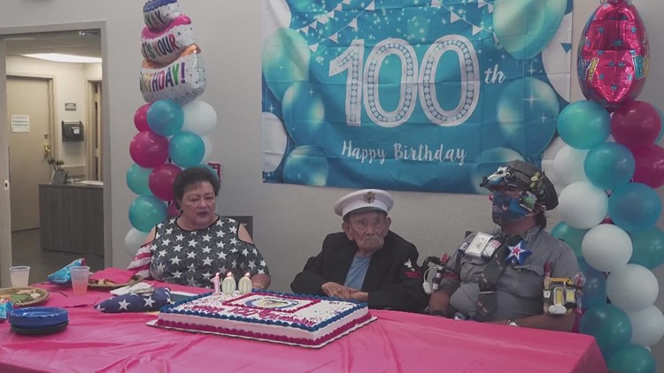 World War II veteran turns 100 years young