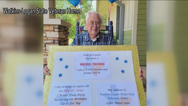 East Texas World War II veteran celebrates his 100th birthday