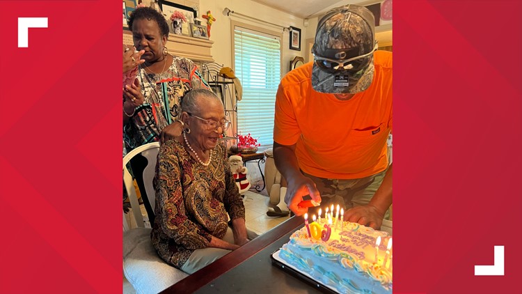Woman celebrates her upcoming 106th birthday