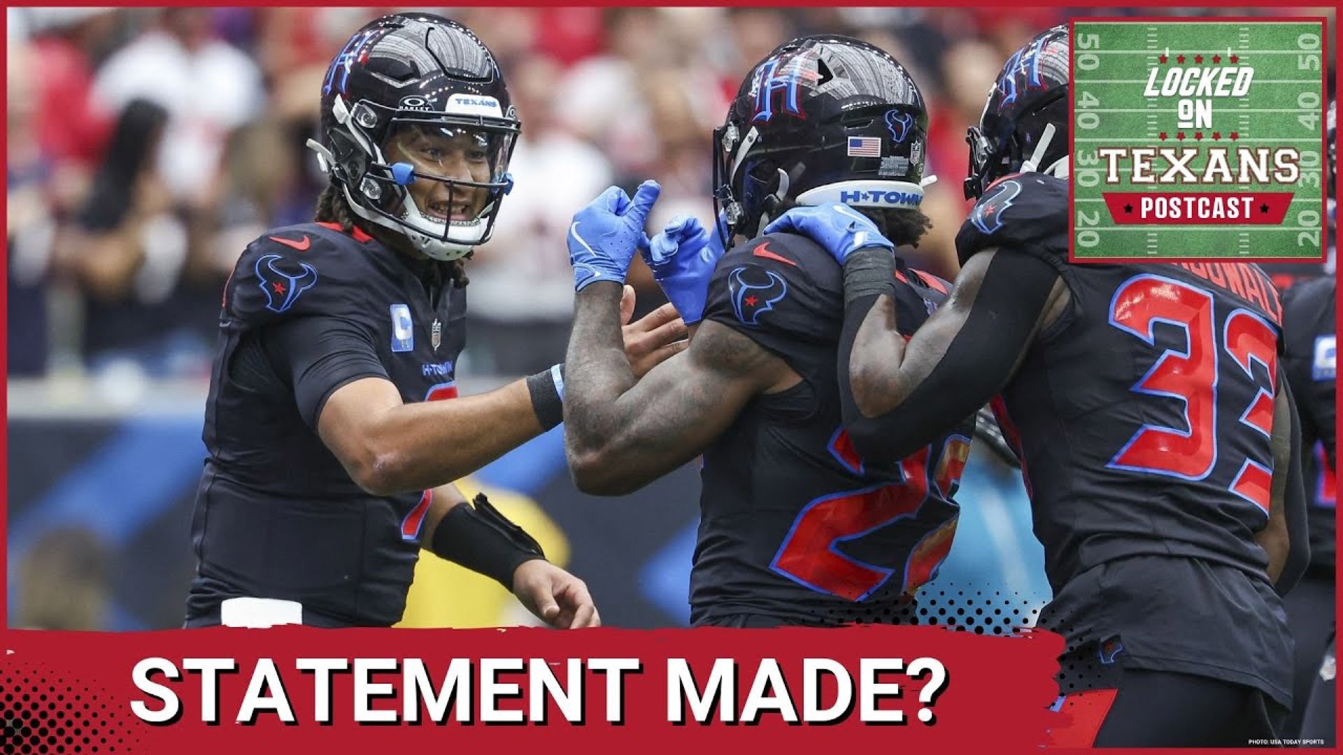 The Houston Texans needed a big win against another AFC contender and that's just what they got against the Buffalo Bills.