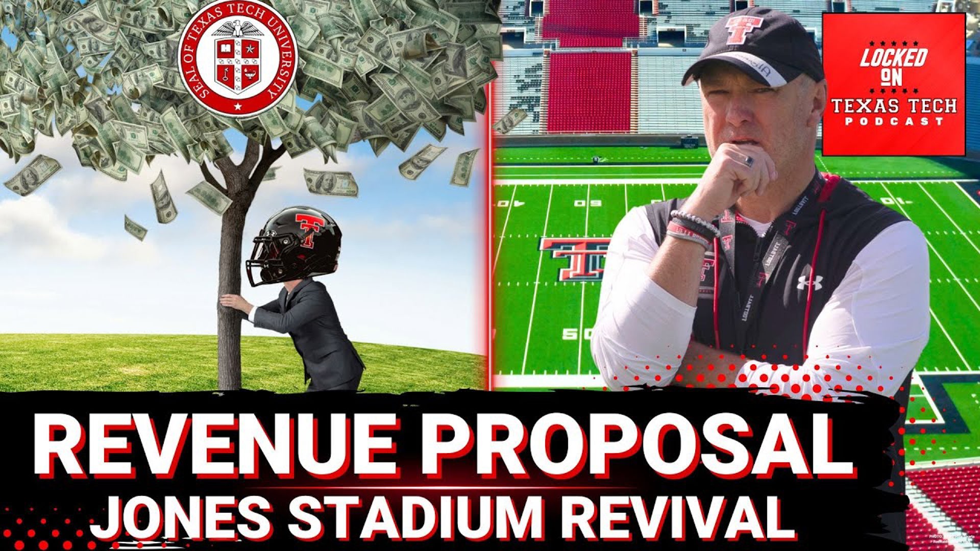 Today from Lubbock, TX, on Locked On Texas Tech:

- revenue split proposal
- good or bad for Texas Tech?
- Jones Stadium Revival
- THREE STRIPE WATCH