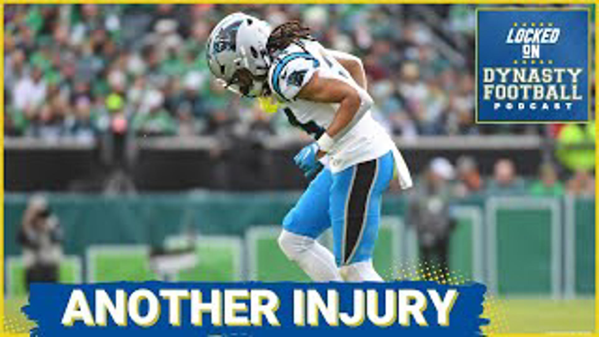 Panthers RB Jonathon Brooks suffers another serious knee injury and could miss all of the 2025 season. What is his dynasty value and is Hubbard now a top-10 RB?