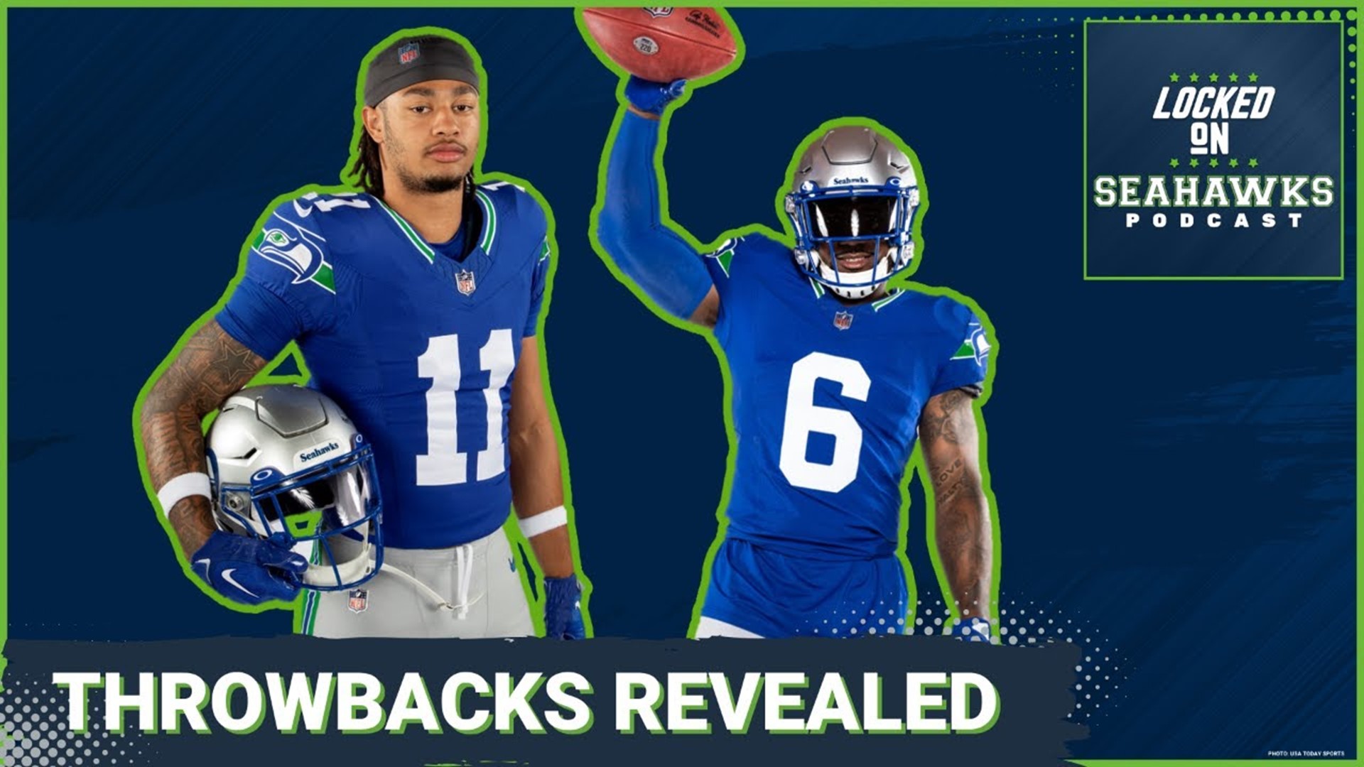 PHOTOS: Seahawks unveil new throwback 90s uniforms for 2023