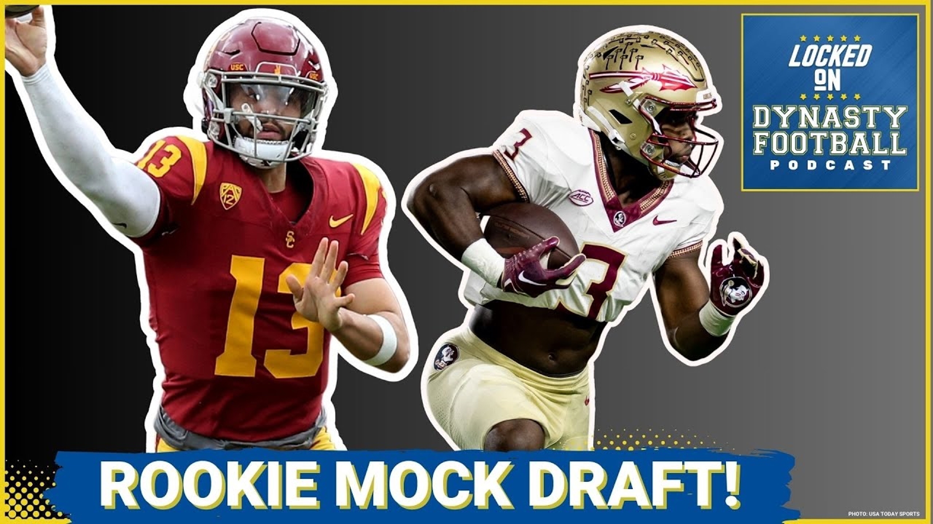 The NFL Draft is just hours away but who will go No. 1 in superflex rookie drafts? And when will the first running back come off the board?