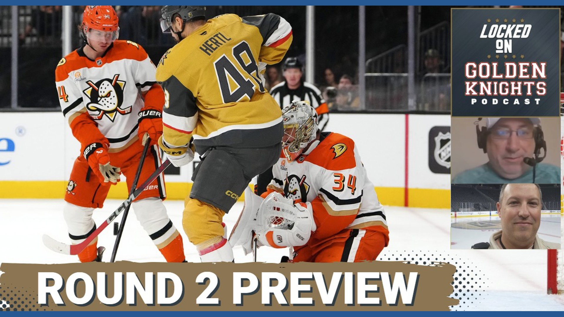 Vegas Golden Knights and Anaheim Ducks COLLIDE in First-Ever Playoff ...