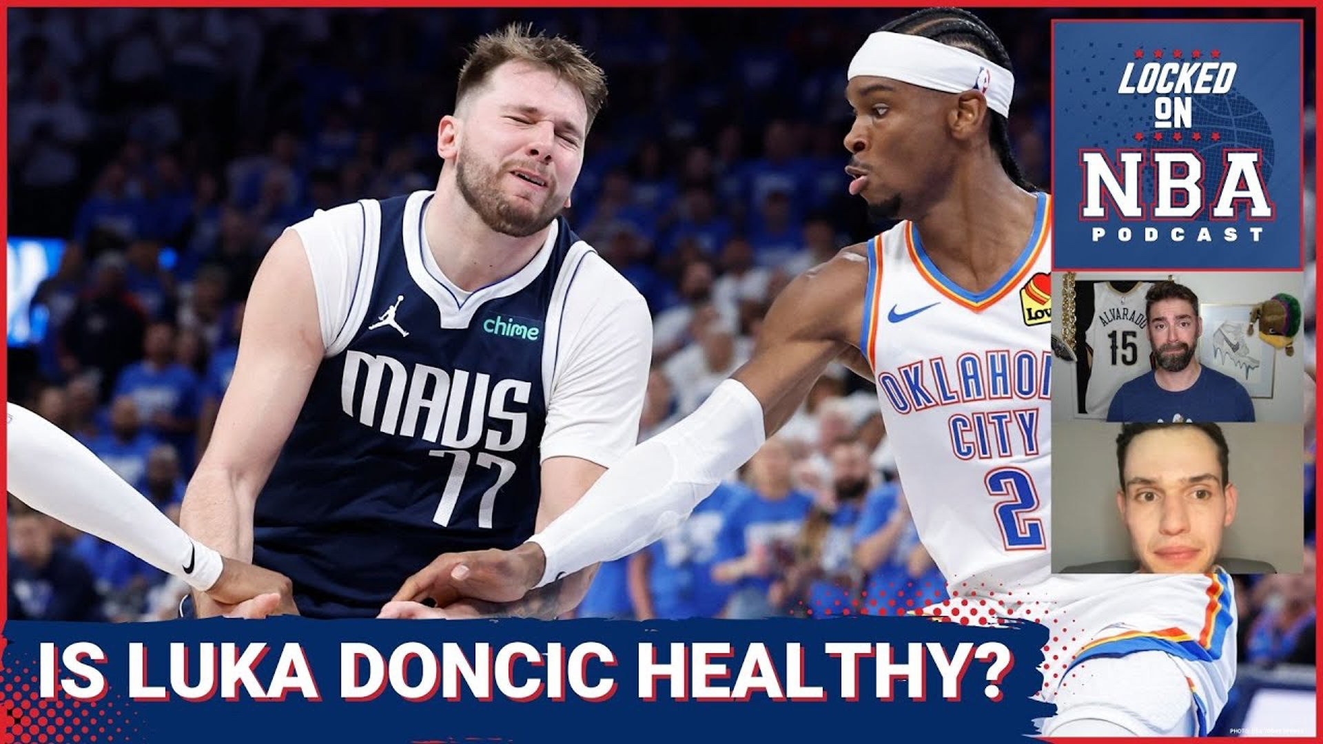 Shai Gilgeous-Alexander and the Oklahoma City Thunder beat the Dallas Mavericks in Game 1 of their playoff series but how injured is Luka Doncic?