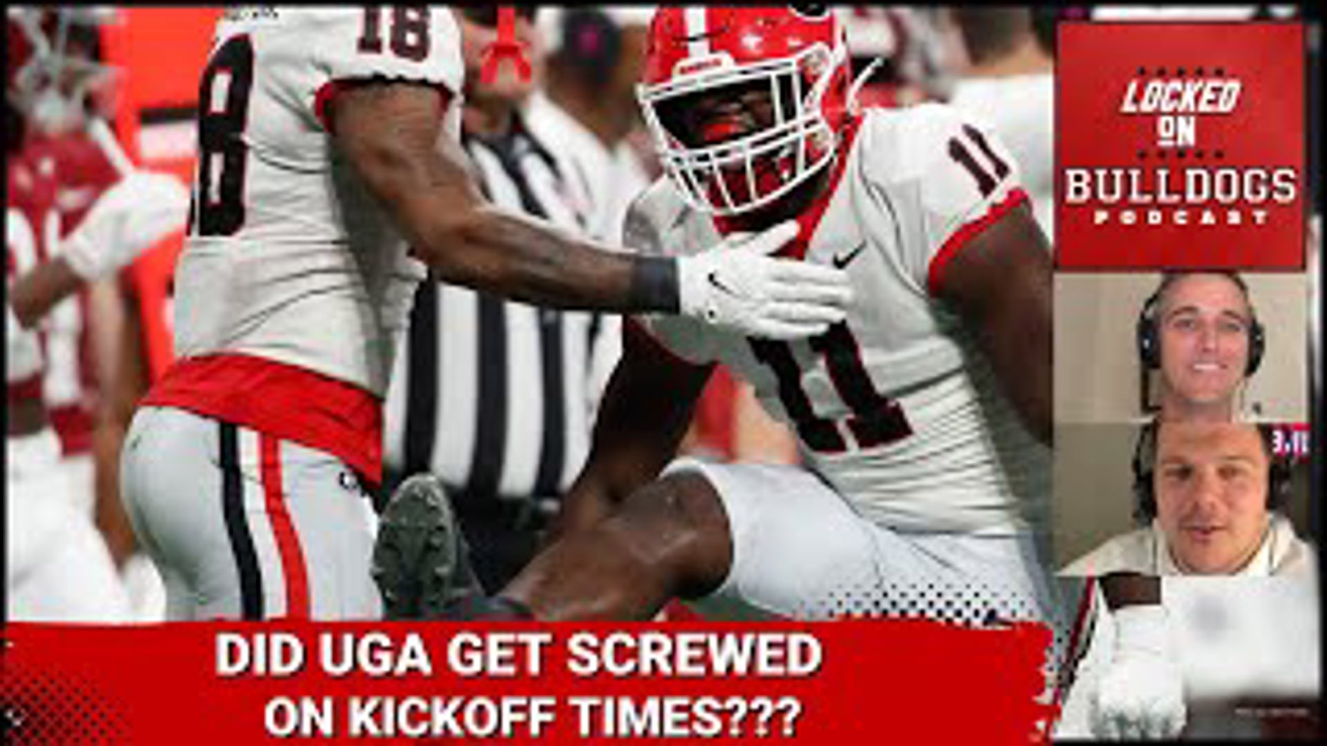Kickoff times announced!! Georgia Football is getting closer!