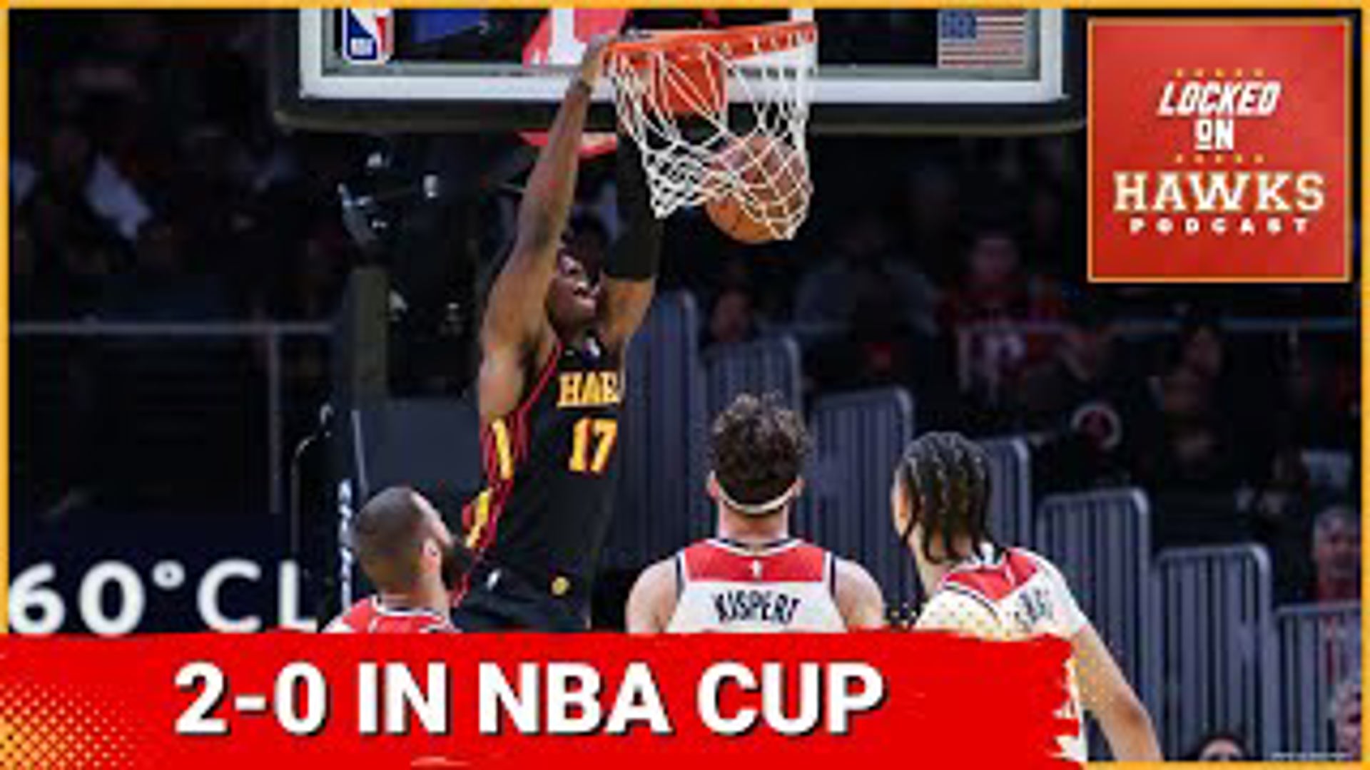 The show focuses on Friday's win for the Atlanta Hawks over the Washington Wizards. Topics include another dynamic game from Dyson Daniels.