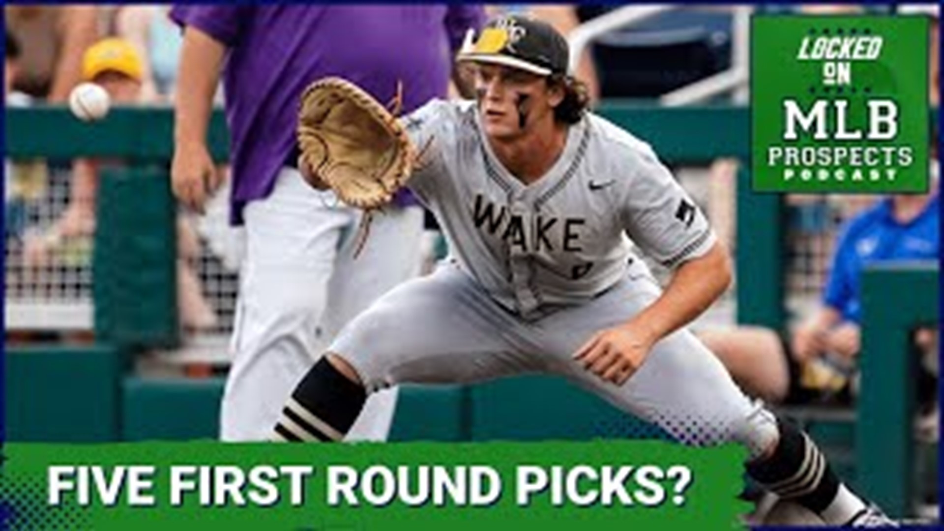 Host Lindsay Crosby explores the possibility of Wake Forest University producing five first-round picks in the 2024 MLB draft in depth.