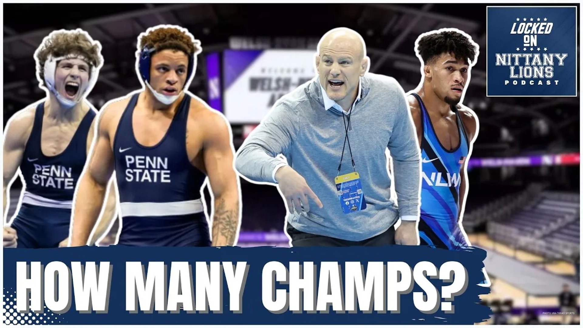 Can the Penn State Nittany Lions wrestling team secure all ten individual titles at the Big Ten Tournament?