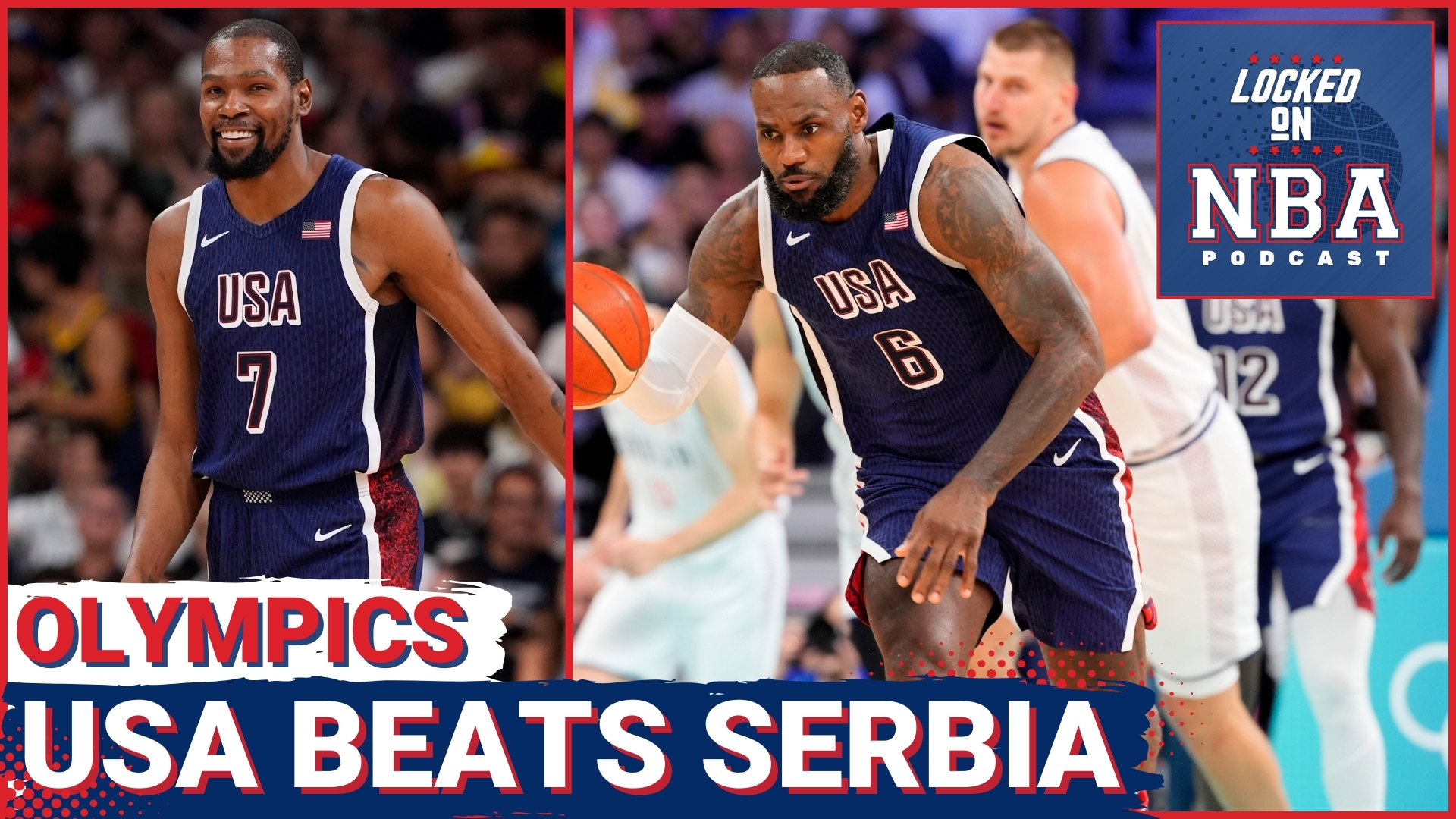 How Kevin Durant & Lebron James Led Team USA In Win Vs Nikola Jokic & Serbia | How Much Better Are Suns With Tyus Jones?