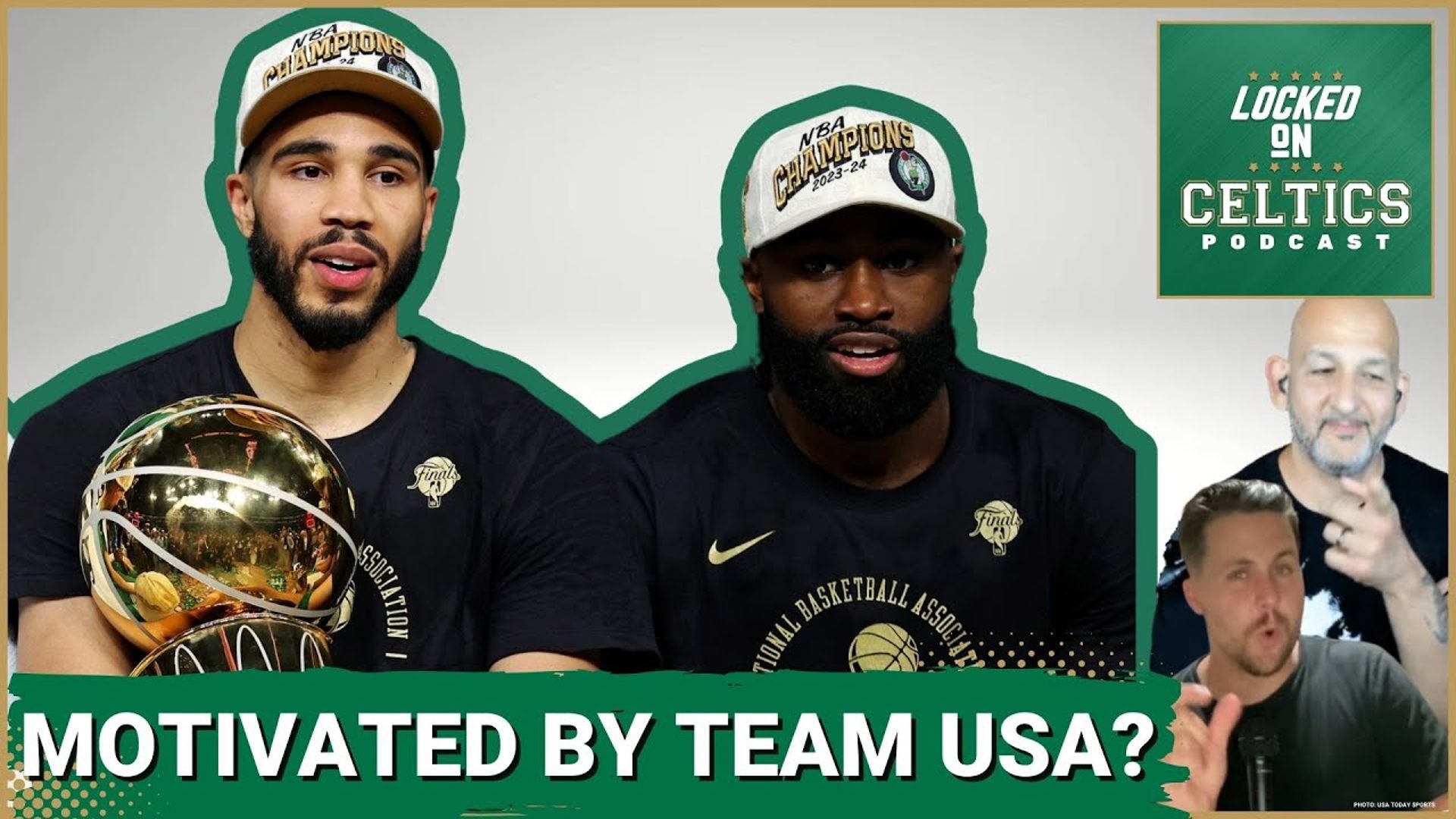 Jayson Tatum & Jaylen Brown drawing motivation from Team USA situation?