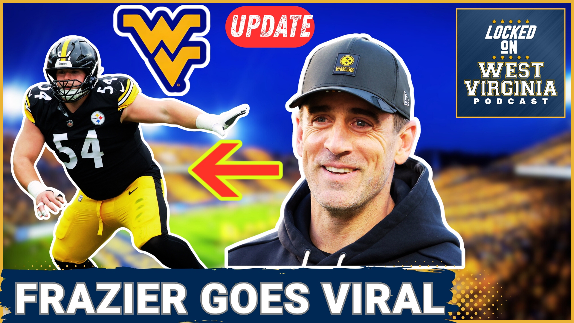 ALL PRO: WVU Legend Zach Frazier GOES VIRAL for SMART Play in Steelers  game!!