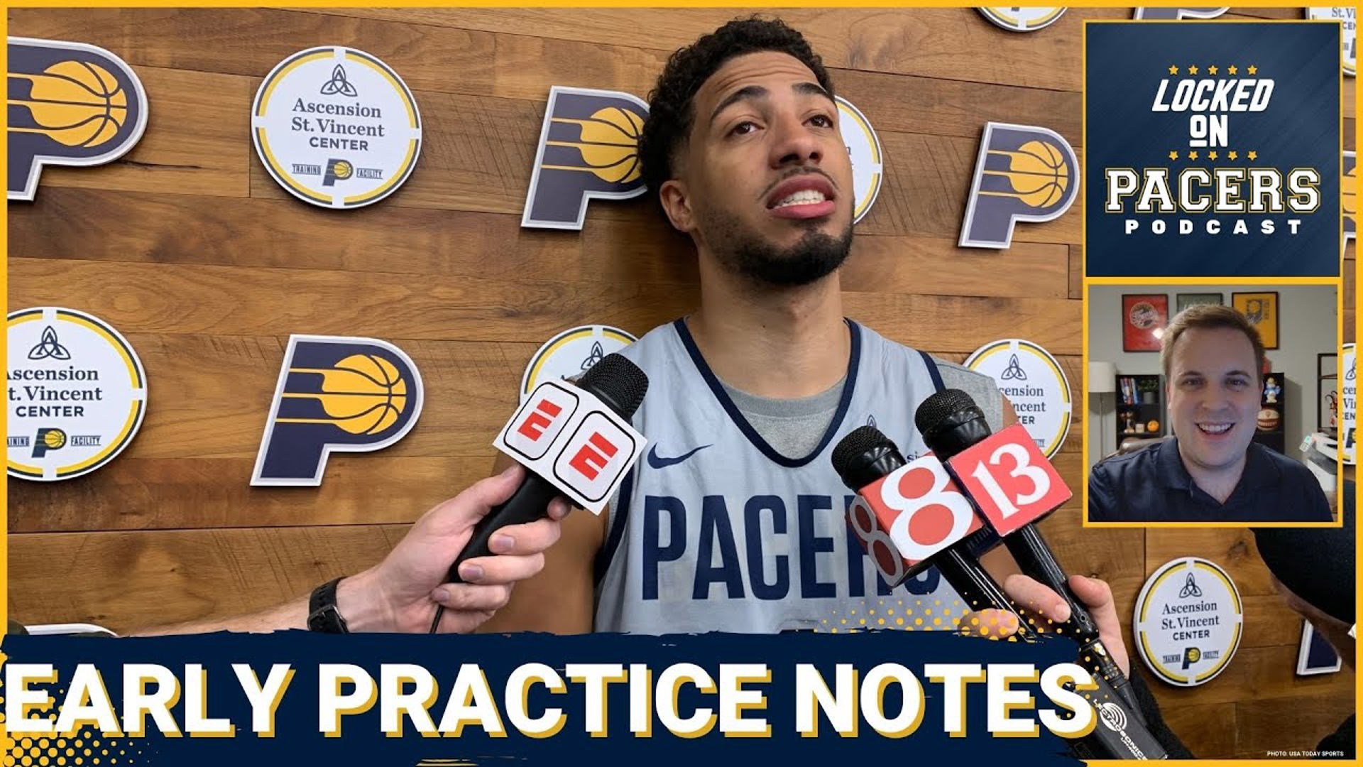 Key takeaways from first practices of Indiana Pacers training camp. Haliburton, Walker, KAT trade