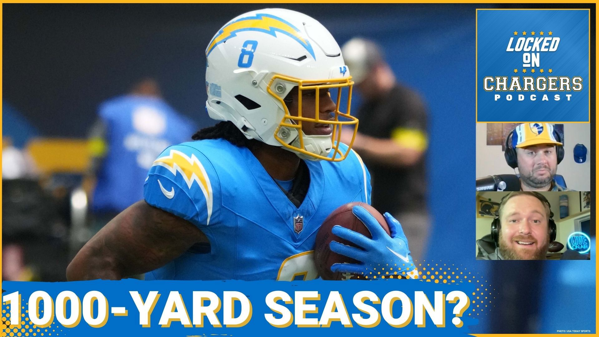 Can Omarion Hampton be the first Rookie RB Since LaDainian Tomlinson to hit 1000 yards as a rookie?
