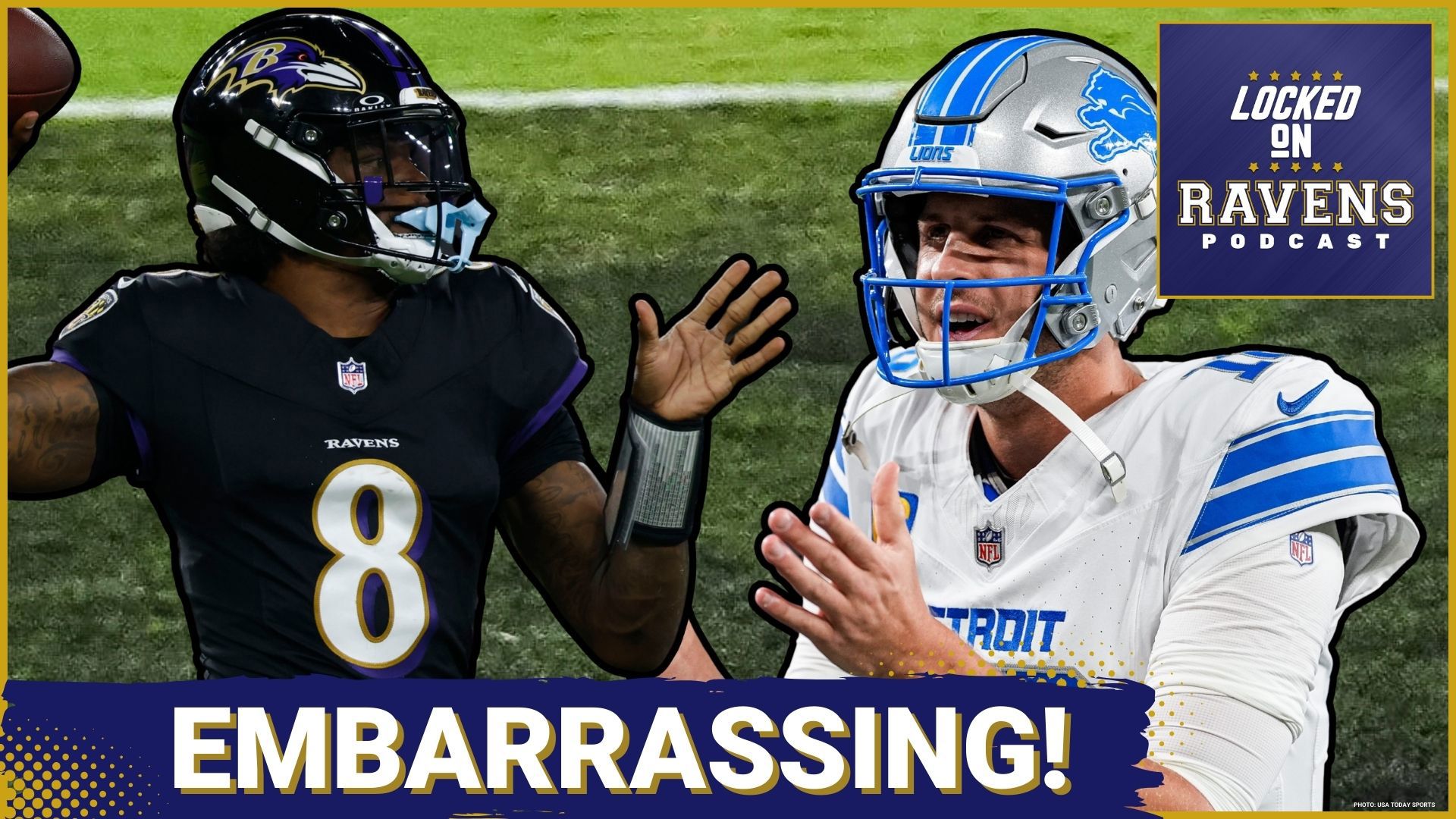 Baltimore Ravens GET EMBARRASSED in Week 3 loss to Lions, OL FAILS ...