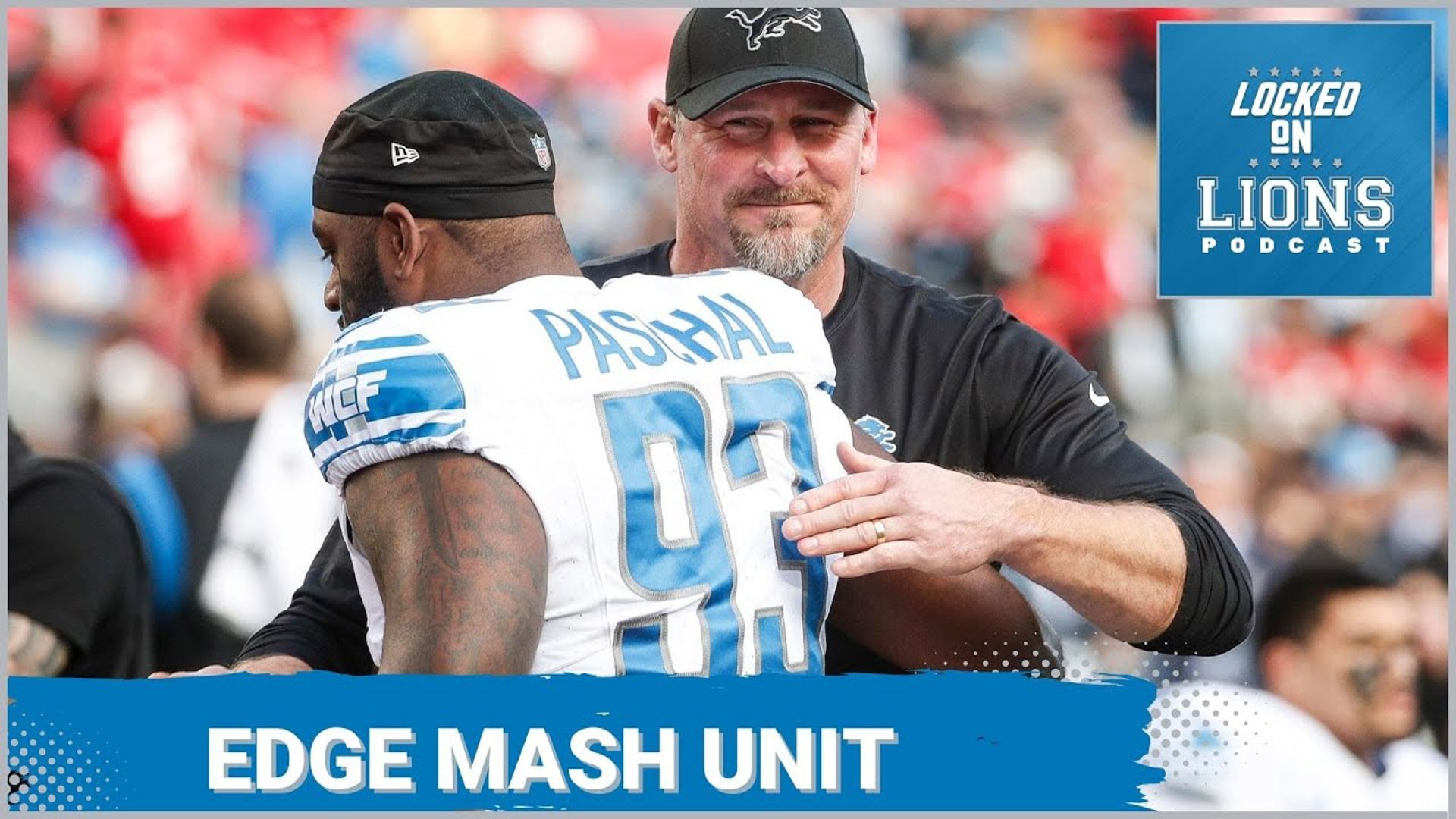 Another edge rusher out for the Detroit Lions