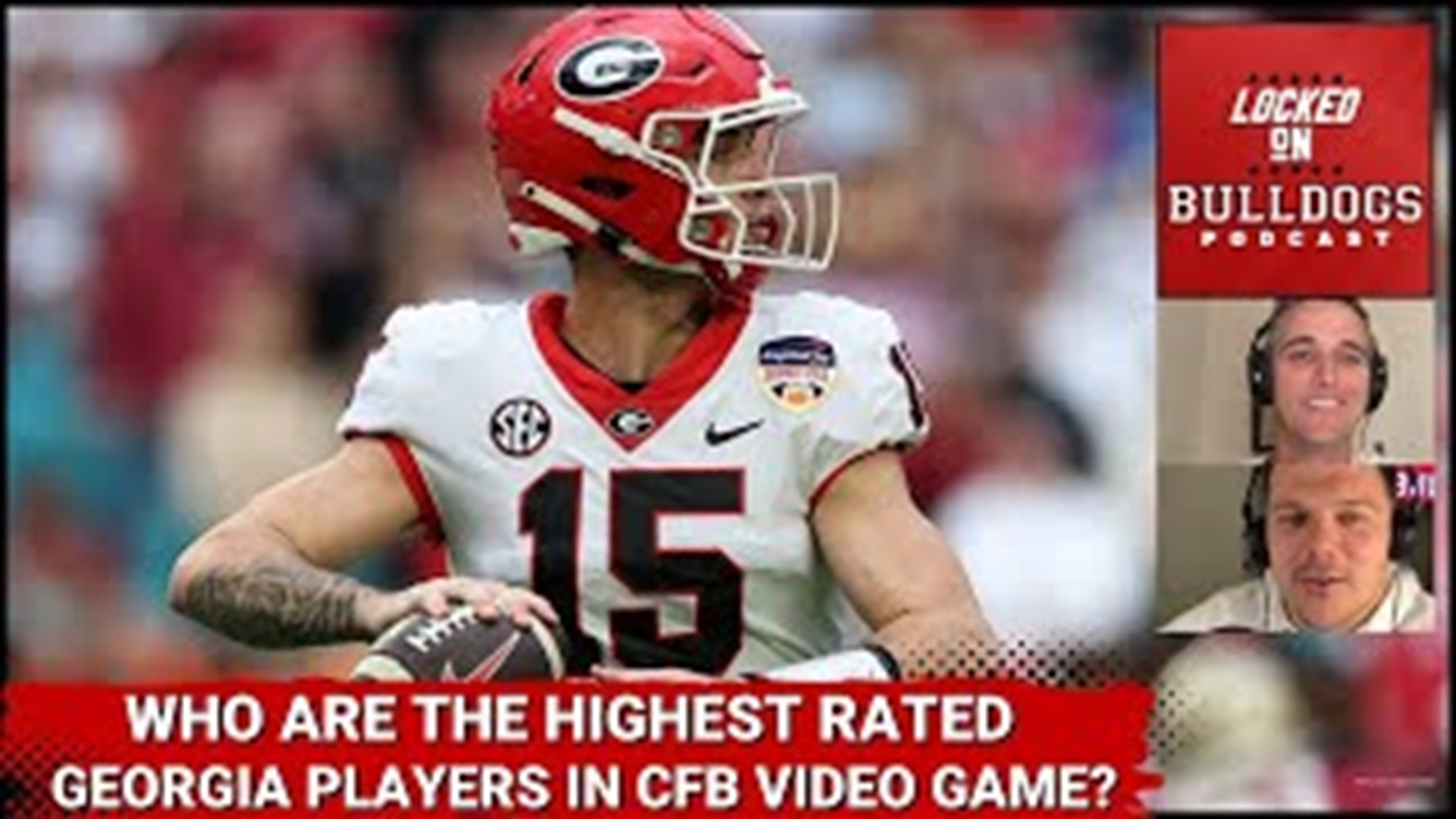 Georgia Football players in the EA Sports College Football game. Who will be the highest rated?