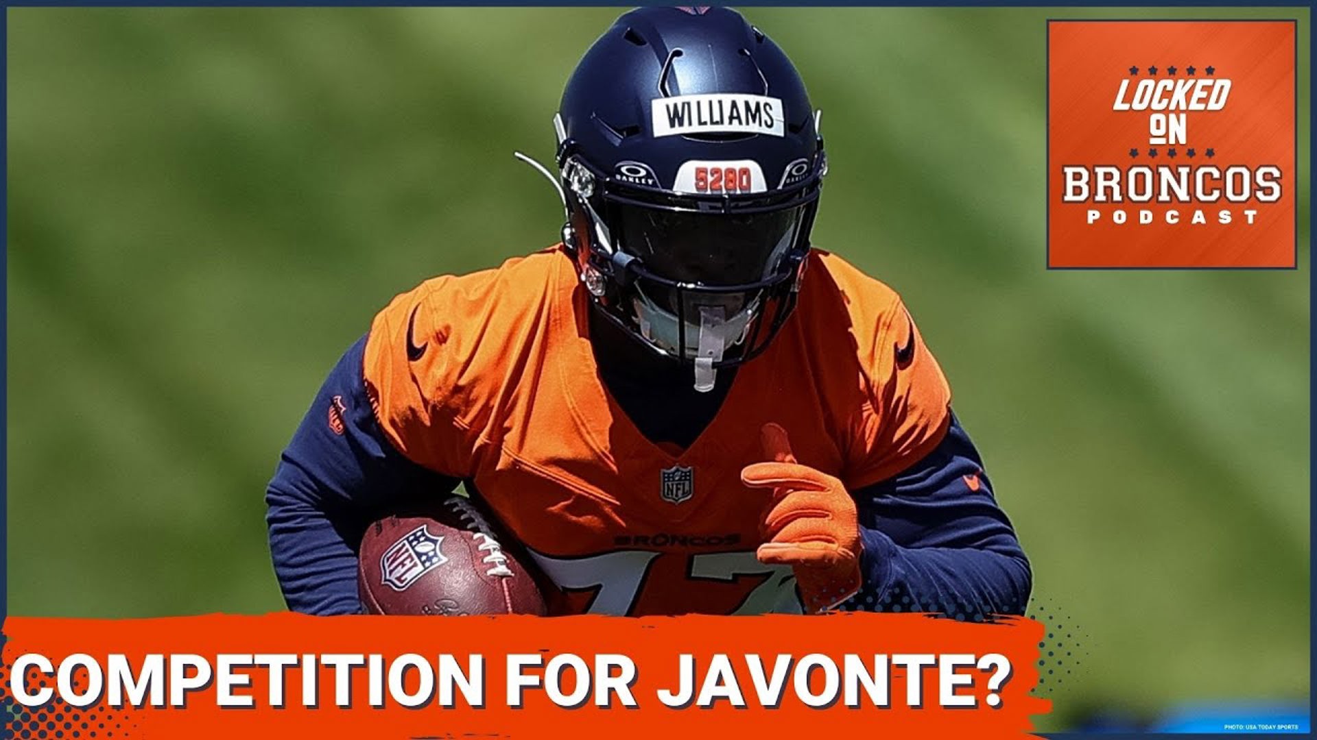 Denver Broncos running back Javonte Williams faces stiff competition at training camp.