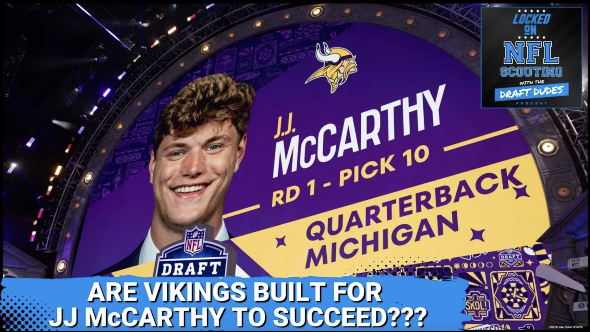 So how are the Minnesota Vikings  built around J.J. McCarthy to foster an environment conducive for success?