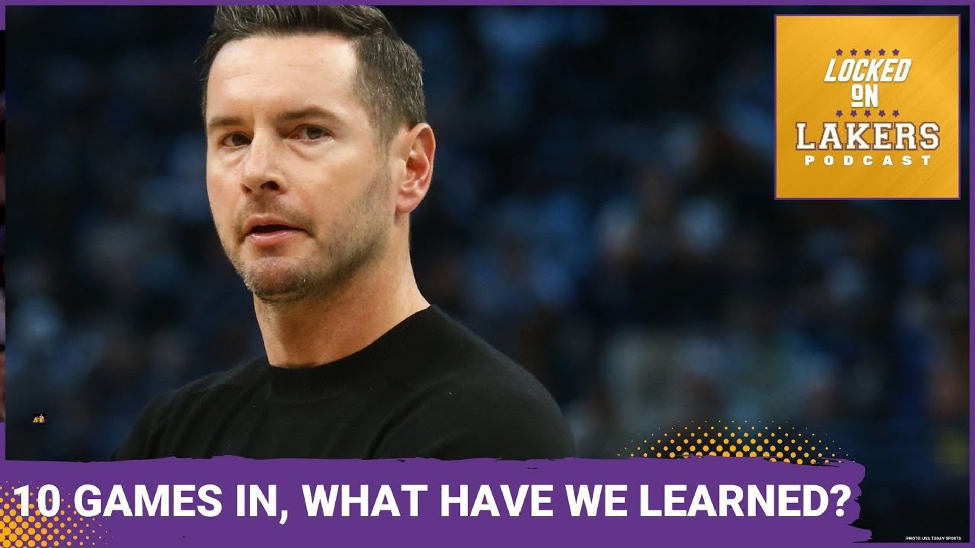 The Lakers have played 10 games. At 6-4, the overall record is solid enough. They're keeping up in a brutal Western Conference where 11 teams are .500 or better