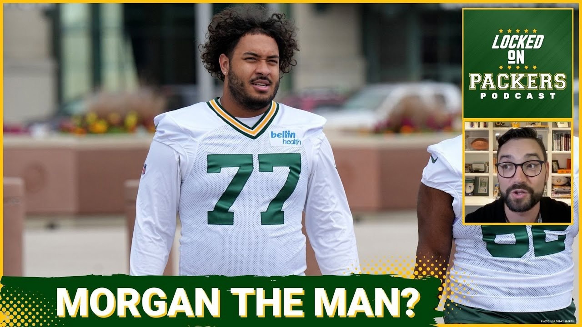 Jordan Morgan won't play center for Green Bay, but he will decide the guy who will.