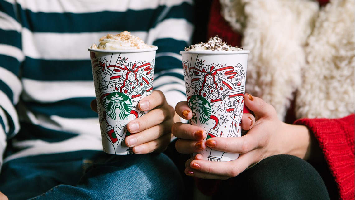 Starbucks Unveils New Holiday Cups In Festive Christmas Designs