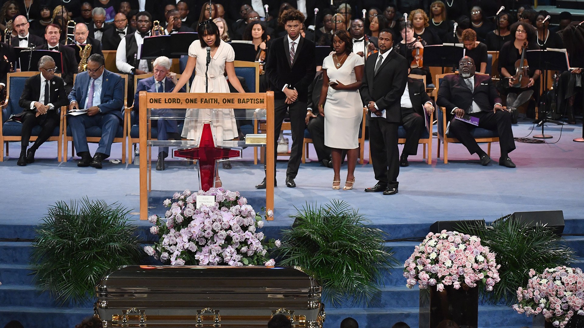 Aretha Franklin's family says Rev. Jasper Williams' eulogy was