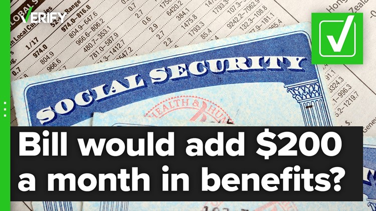 A bill proposes an extra $2,400 per year in Social Security benefits, but it hasn’t passed