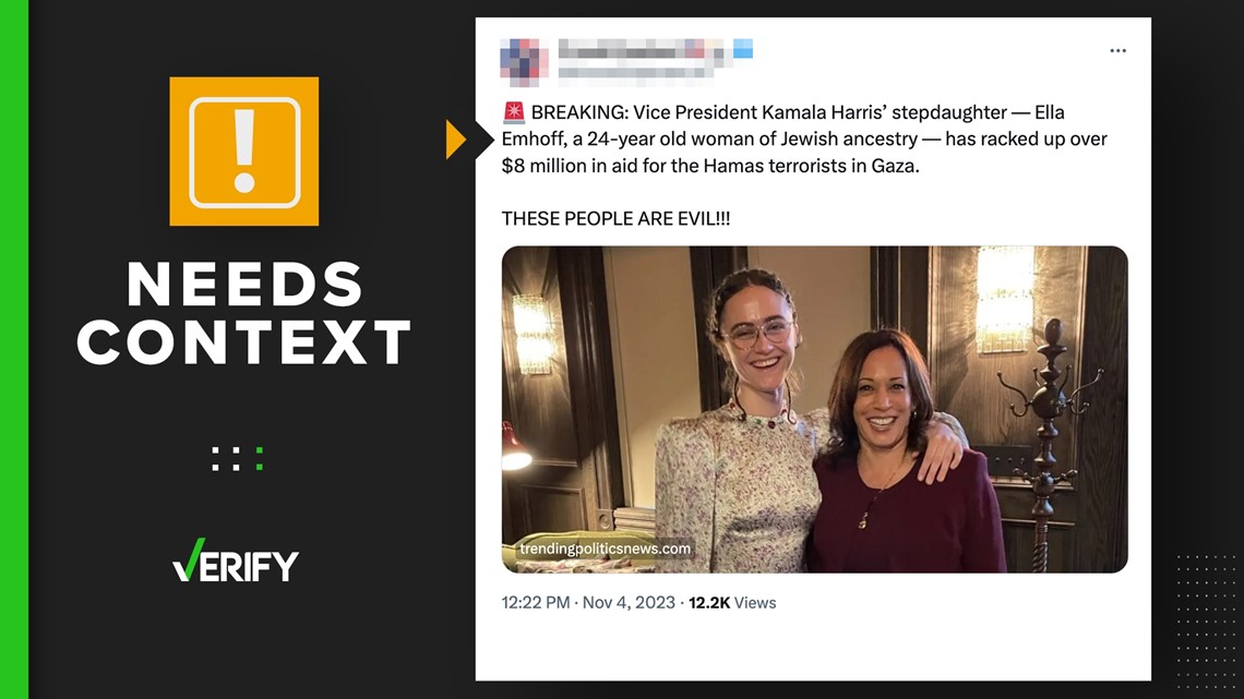 Ella Emhoff didn't independently raise $8 million for Gaza - Vimarsana News