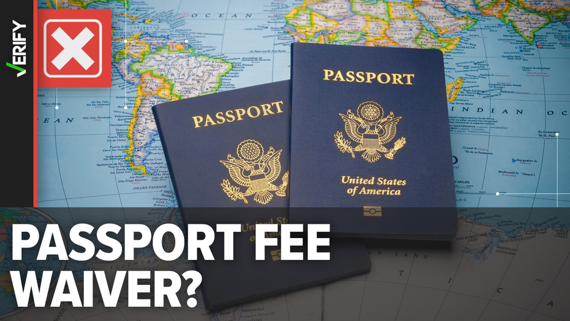 The State Department, which issues passports, says Form I-912 has nothing to do with passports. The form applies to immigration fees.