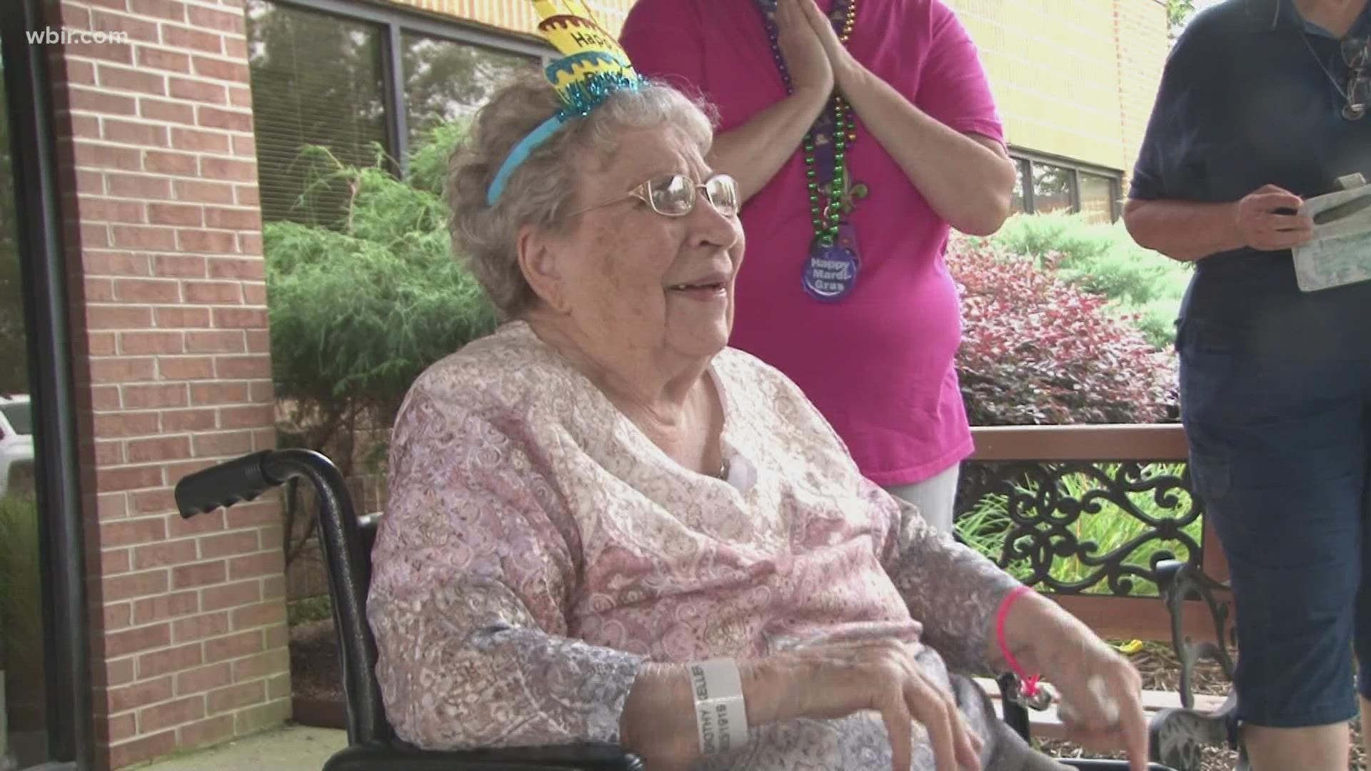 Dot Keller celebrated a very special milestone on Saturday — her 102nd birthday.