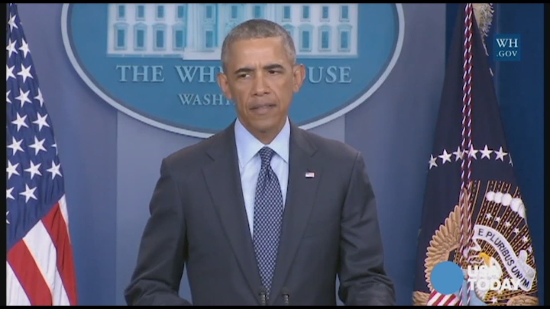 President Obama delivered the remarks after a shooting at a gay nightclub in Orlando, Florida left more than 100 people dead and wounded.