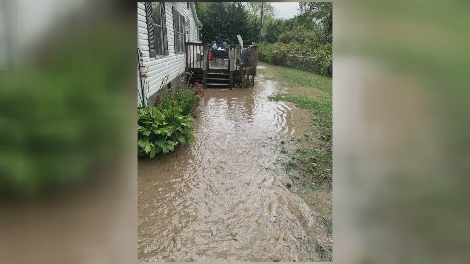 The French family owned their Damascus home for 26 years until a camper crashed into it during Hurricane Helene and sent it down a stream in their backyard. 