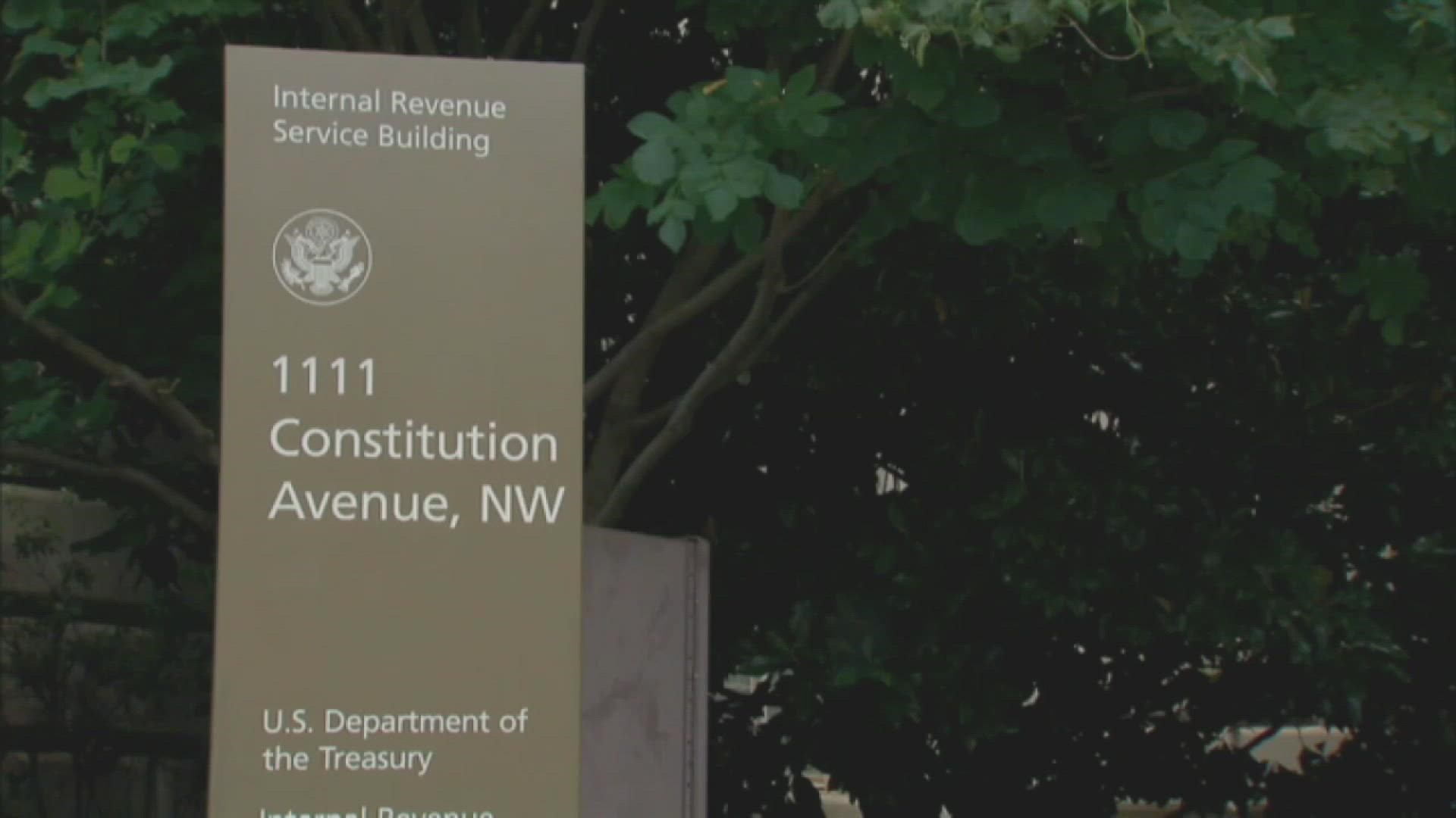The IRS said it will not start processing tax returns until Monday.