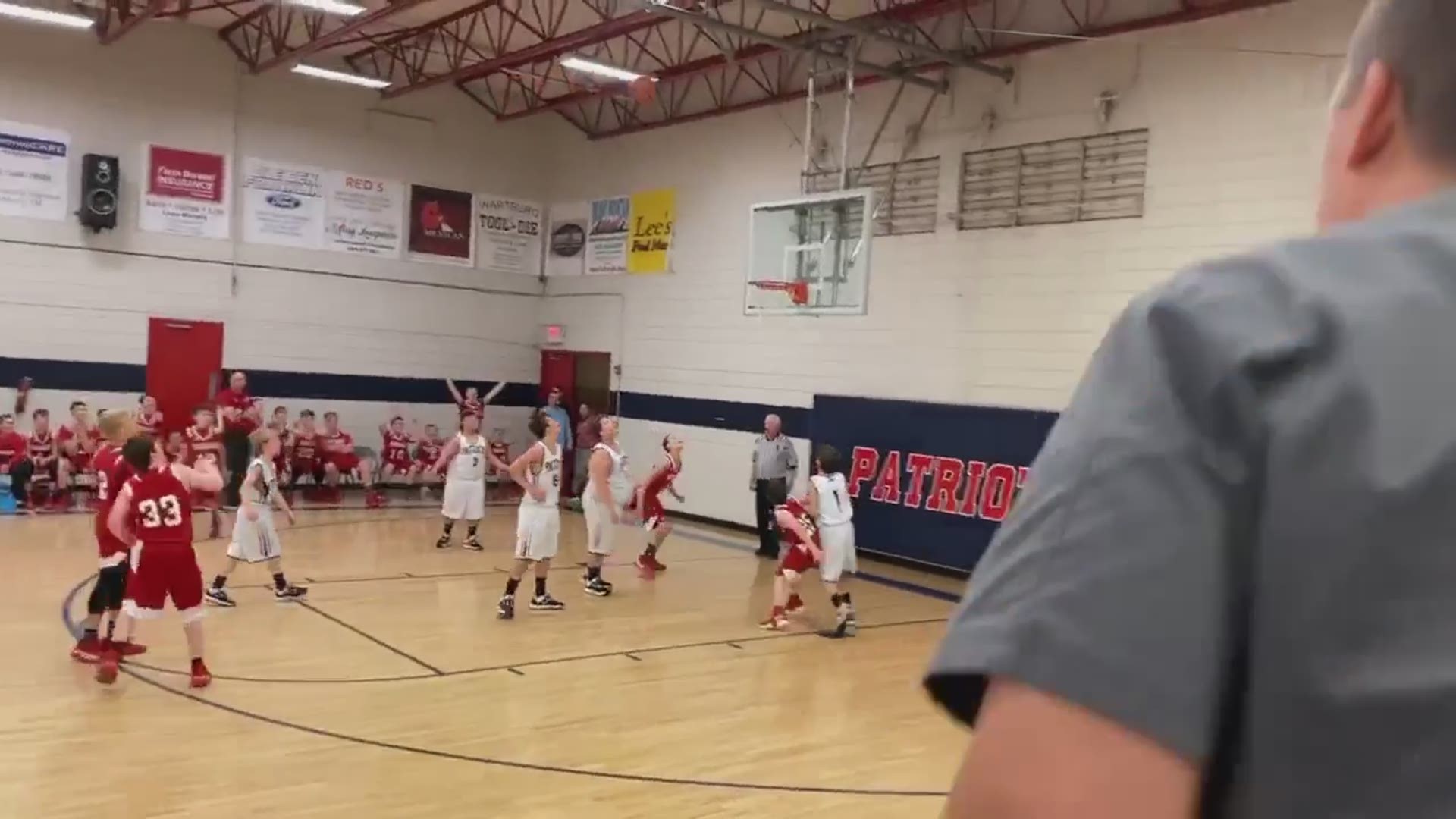 Dakoda's shot was nothing but net during a heartwarming moment when Oakdale took on Petros-Joyner Monday night in front of a cheering crowd.