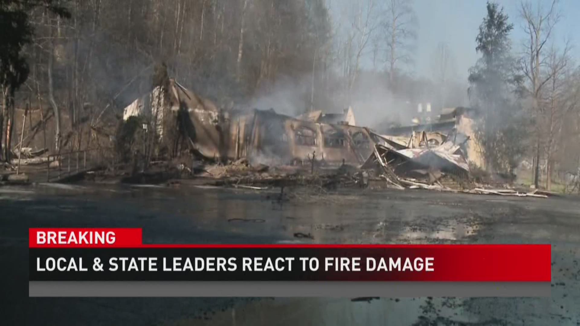 Gov. Haslam and other state officials toured the destruction in Gatlinburg on Tuesday. Haslam said the scope of the devastation was "numbing"