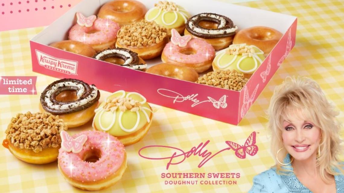 Dolly Parton unveils sweet collection with Krispy Kreme | 11alive.com