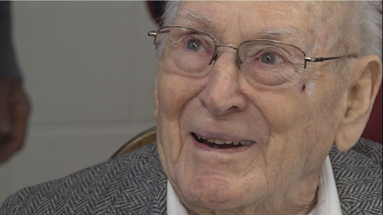 World War II veteran turns 100, shows his secret to a long, meaningful life