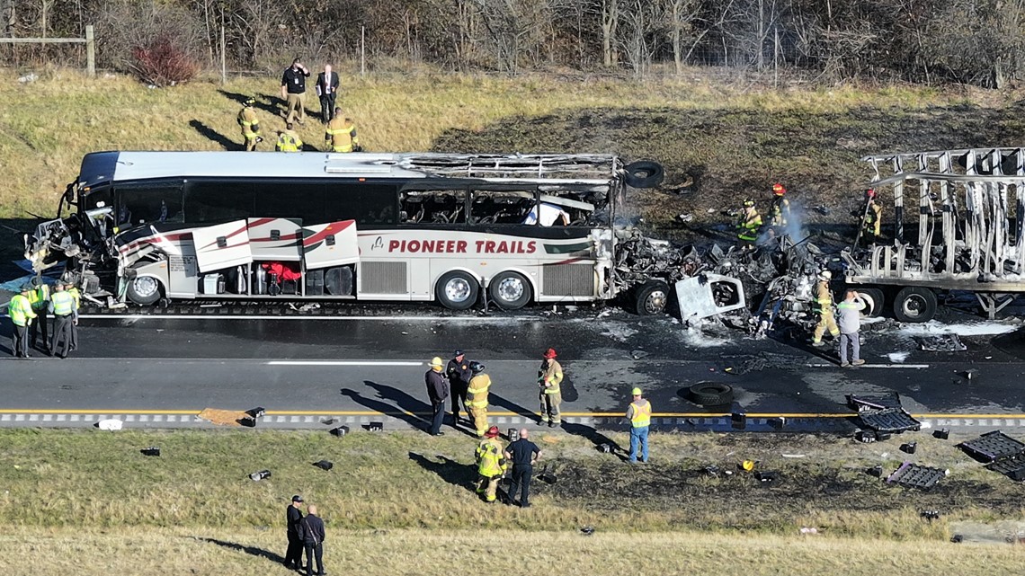 Ohio bus crash: Updates on deadly I-70 crash between bus and semi - Vimarsana News