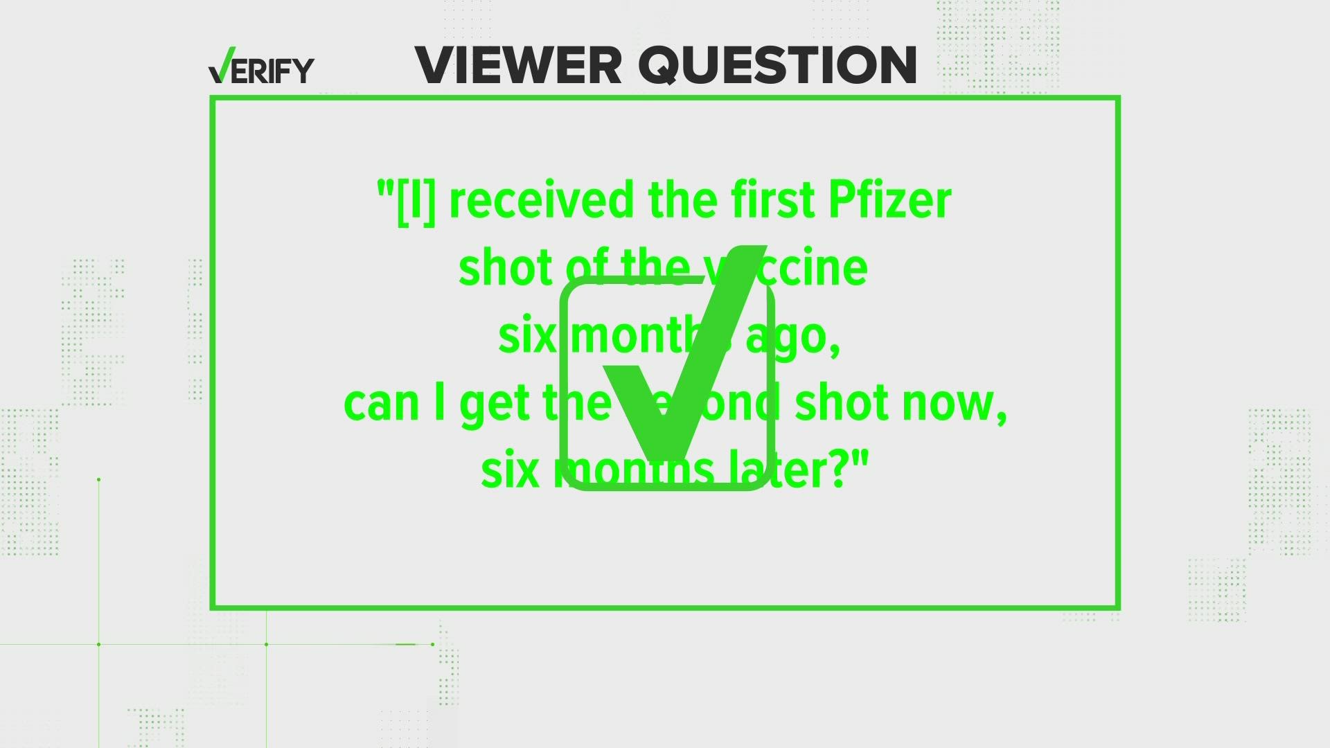 While the recommended time frame suggests getting your second shot in 21 days, it's OK to get it later if necessary.