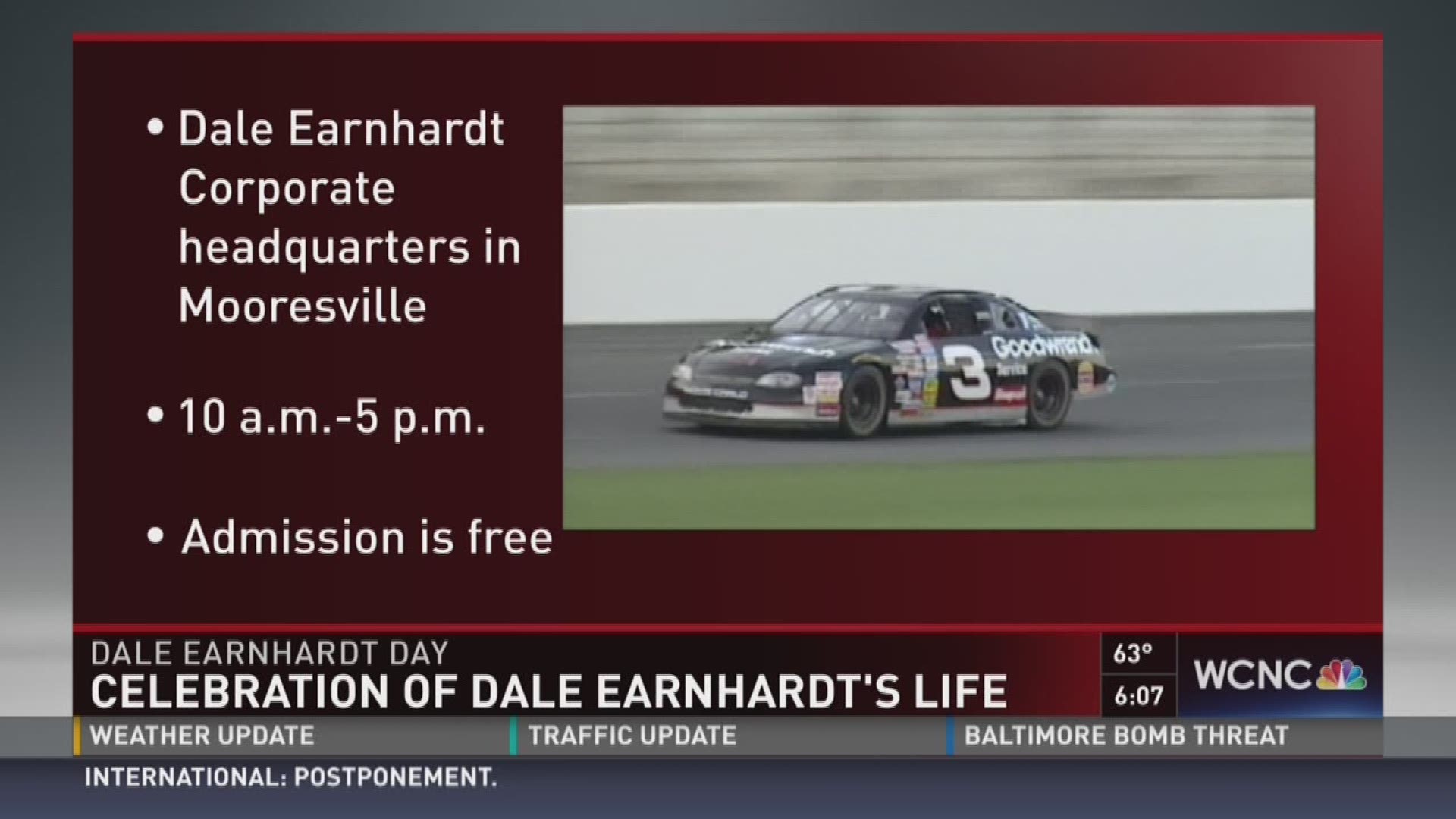 Dale Earnhardt Incorporated is hosting its annual "Dale Earnhardt Day" celebration Friday, in tribute to the late racer's birthday.