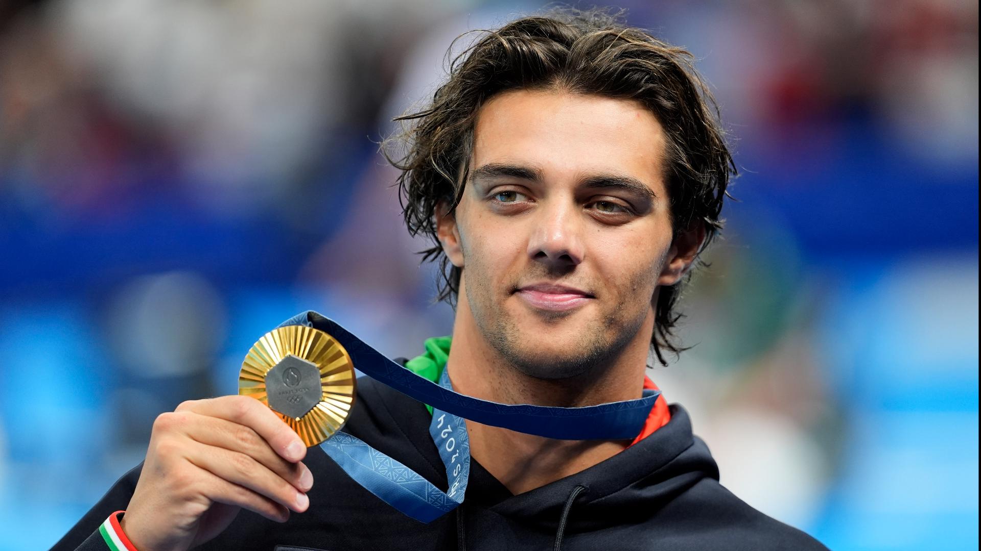 Here's Why Italian Swimmer Thomas Ceccon Is Trending | 11alive.com