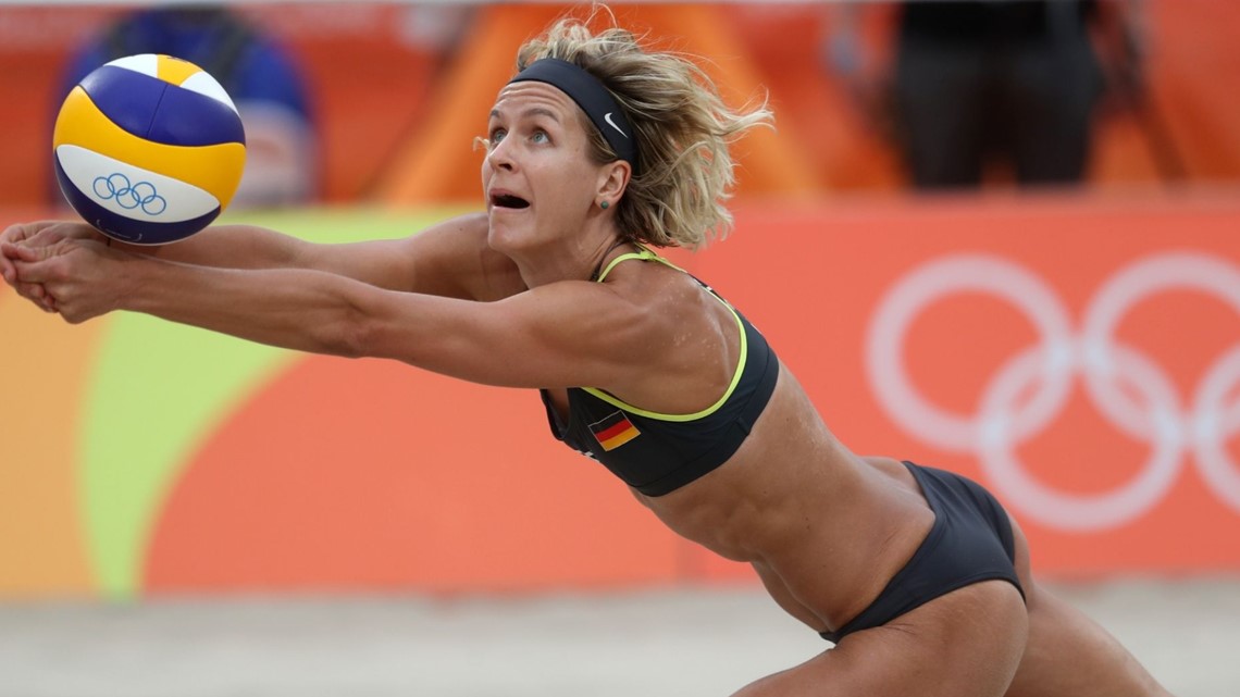 Why do beach volleyball athletes wear bikinis?